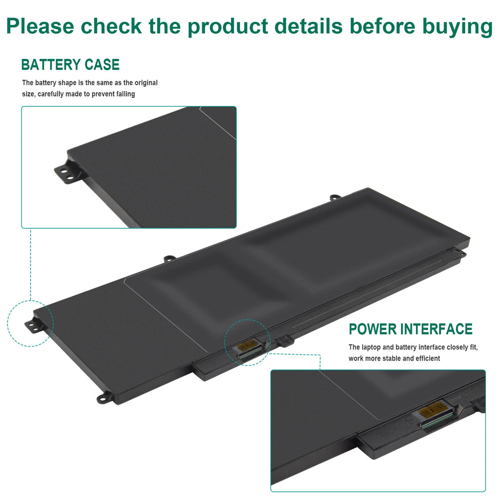 D2VF9 Battery For Dell Inspiron 15-7547 15-7548 Vostro 14-5459 14-5687 0PXR51