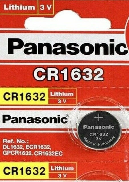 Panasonic CR1632 CR 1632 (1 piece) Lithium 3V Battery New Authorized Seller
