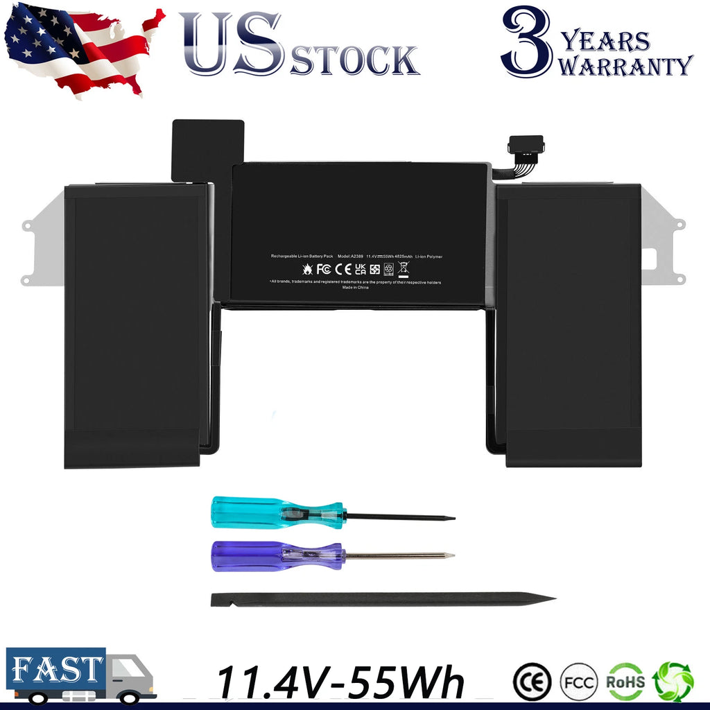 A2389 Battery for MacBook Air 13'' A2337 (M1, 2020) MGN53 MGN53LL/A EMC 3598