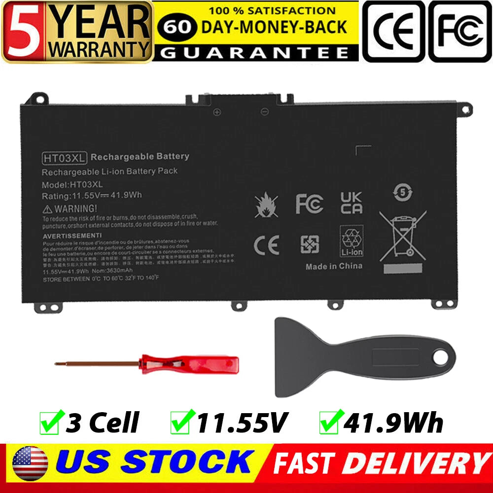 L11119-855 - For HP Pavilion Series Battery Pack 3Cell 41.9Wh 3.6A HT03XL