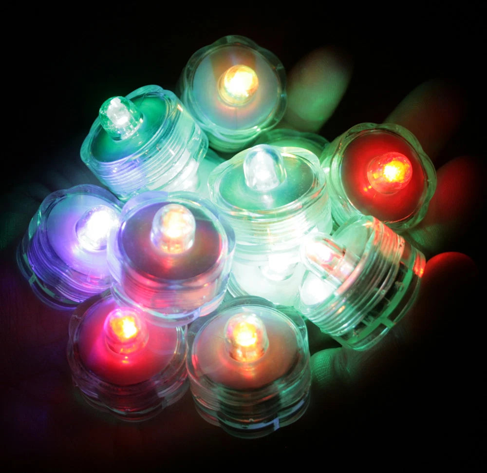 Multi-Color Changing LED really bright tealights, 48 - Candles Battery operated