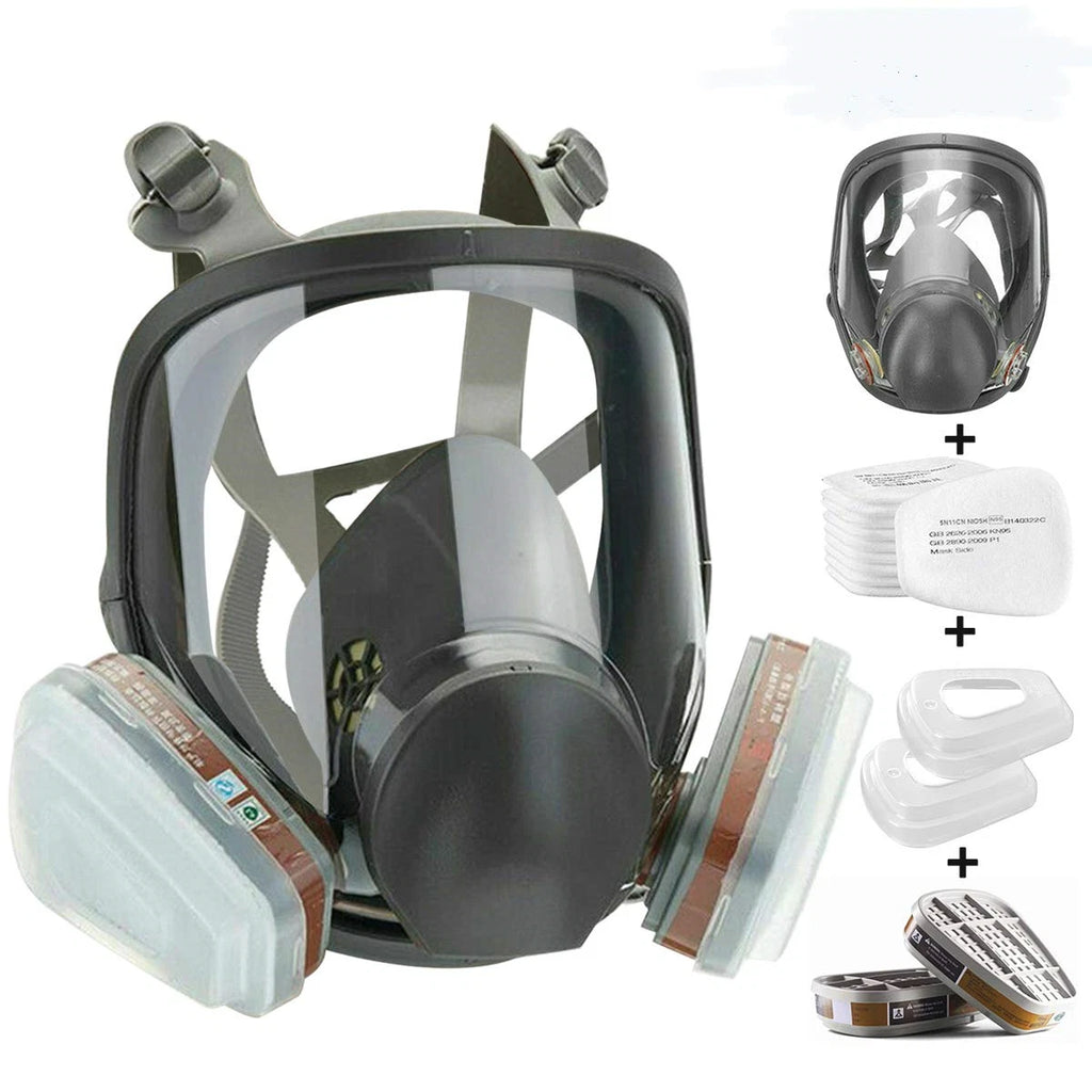 17 in 1 Full Face Gas Mask Respirator Painting Spraying for 6800 Facepiece Safe