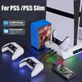 For PS5 Slim Controller Stand Cooling Fan Charging Station for Sony Playstation5