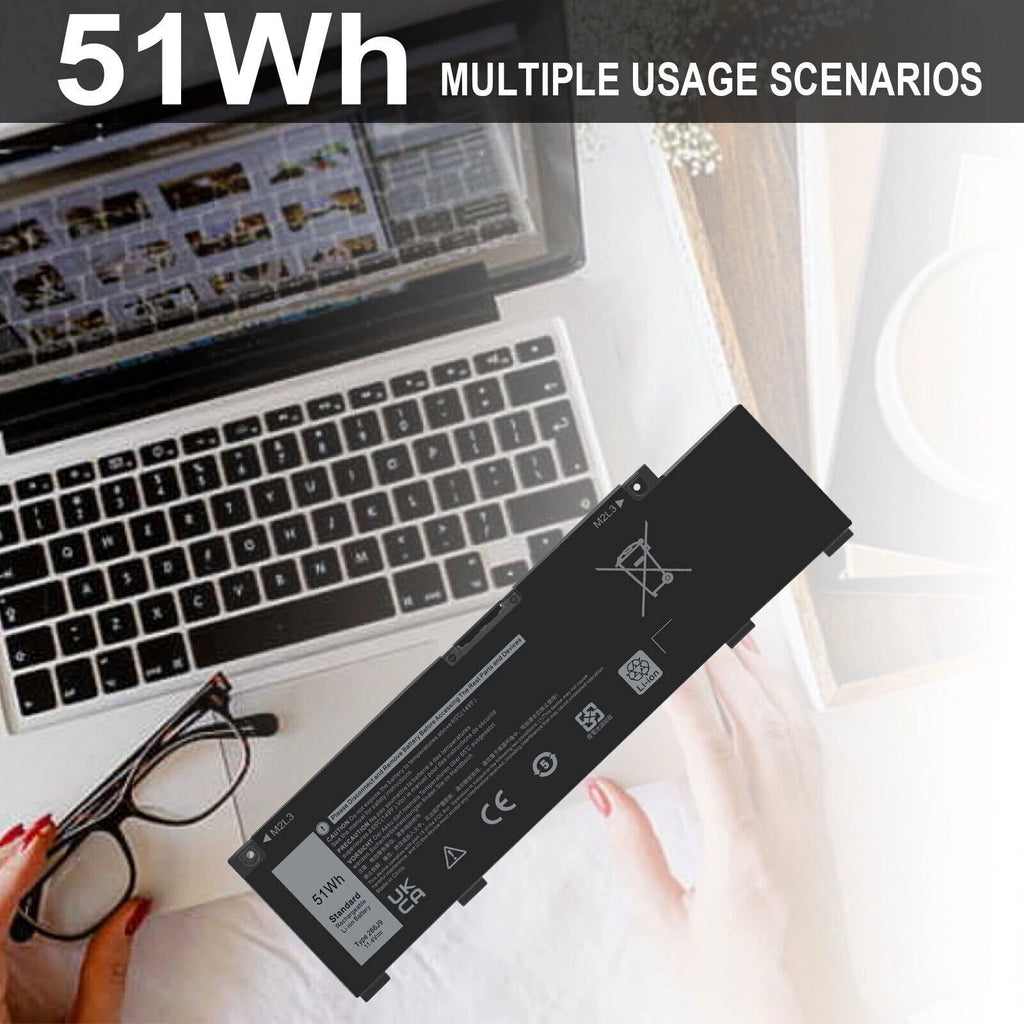 Replace 266J9 Battery for Dell G3 15 3500 3590 G5 5500 5505 C9VNH 0415CG 0PN1VN
