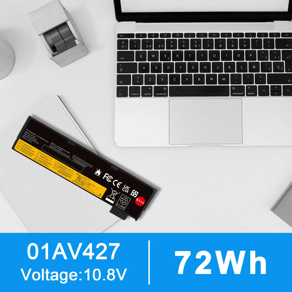 Lot 10 61++ 01AV422 01AV423 Battery for Lenovo Thinkpad T470 T480 T570 P51s P52s
