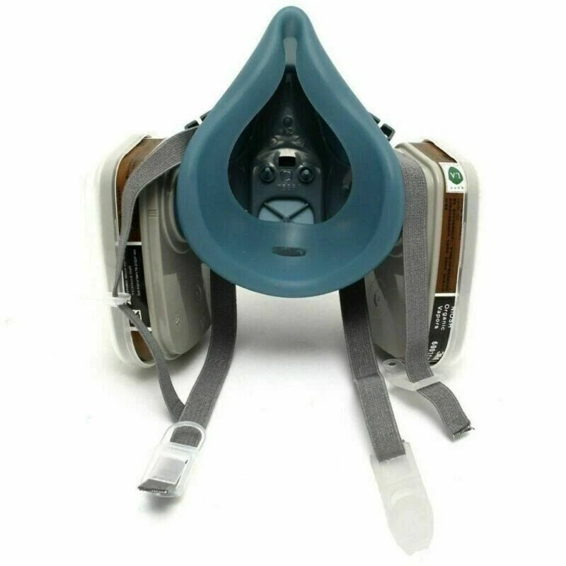 7 IN 1 Half Face Gas Mask for 6200/7502 Gas Painting Spray Protection Respirator