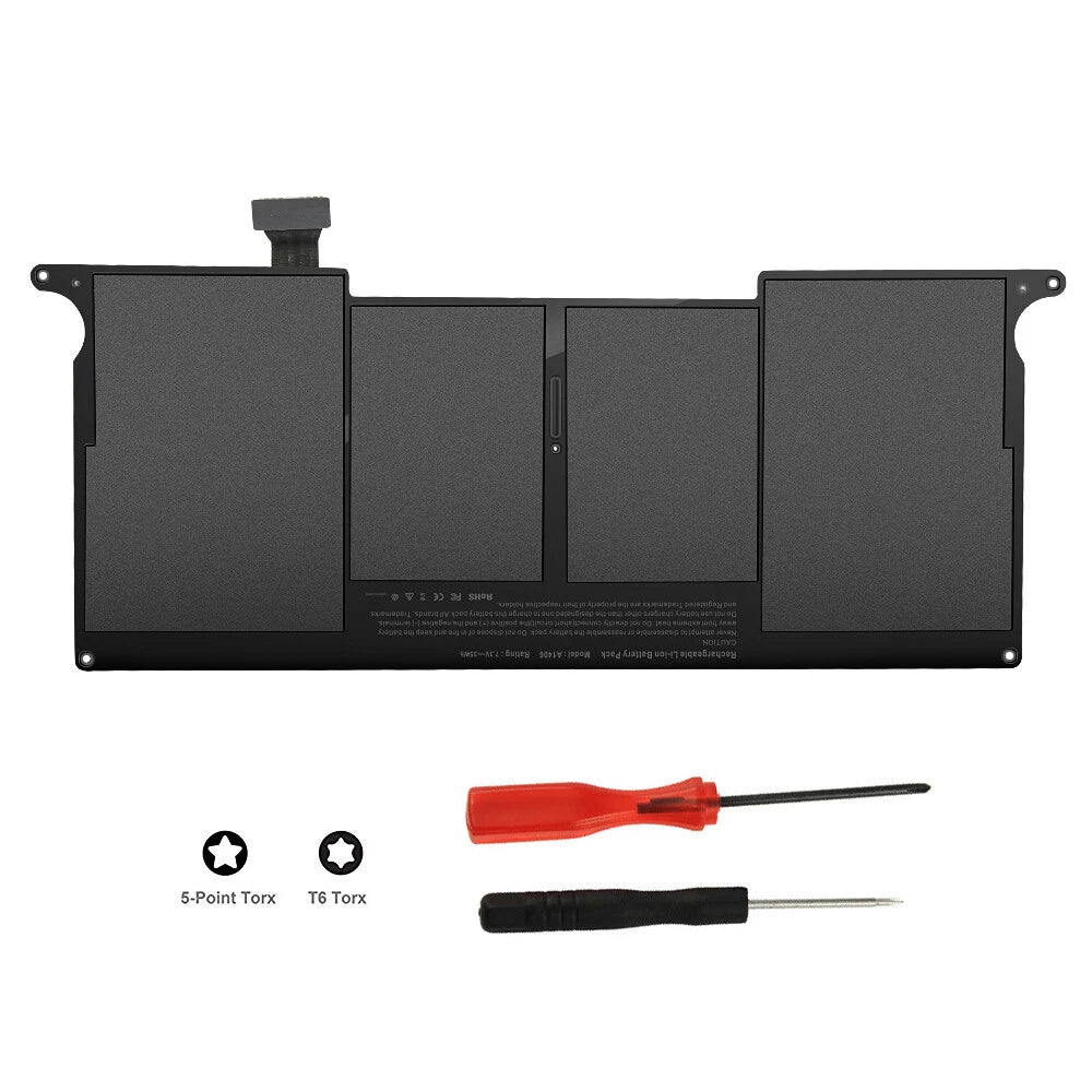 Replace New Battery for Apple MacBook Air 11" A1406 A1370 Mid 2011 A1465 2012 Fa