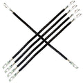 YAMAHA G2/G8/G9 - 6 Gauge AWG (5) 12" Battery Cable Set 5/16" Lugs
