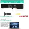 55Wh C31N1517 Battery For ASUS VivoBook Flip TP301 TP301U TP301UA TP301UJ Q304U