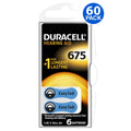 Duracell Size 675 Activair PR44 Hearing Aid Batteries (60 Pack Expiry Date- 2029