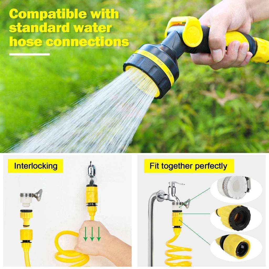 25ft, 50ft new Expanding Expandable Water Hose No-Kink Garden Hose with Nozzle