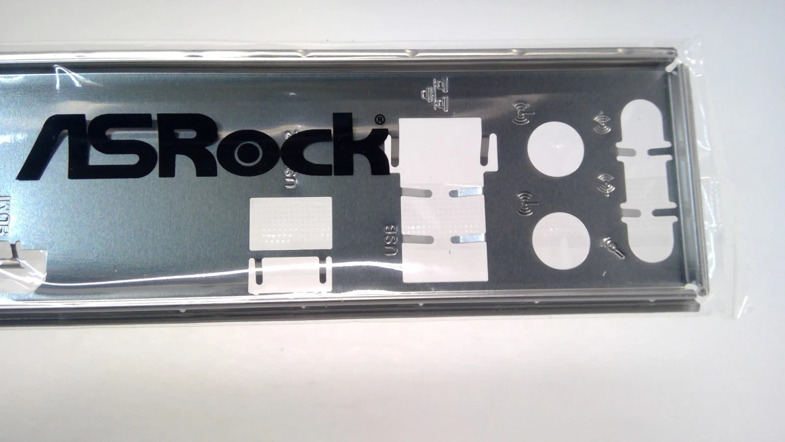 LOT OF 5 NEW ASRock Motherboard I/O Shield Backplate 13G020700010AK