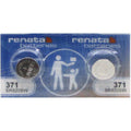 2 x 371 Batteries Replacement Watch Battery Equivalent Renata