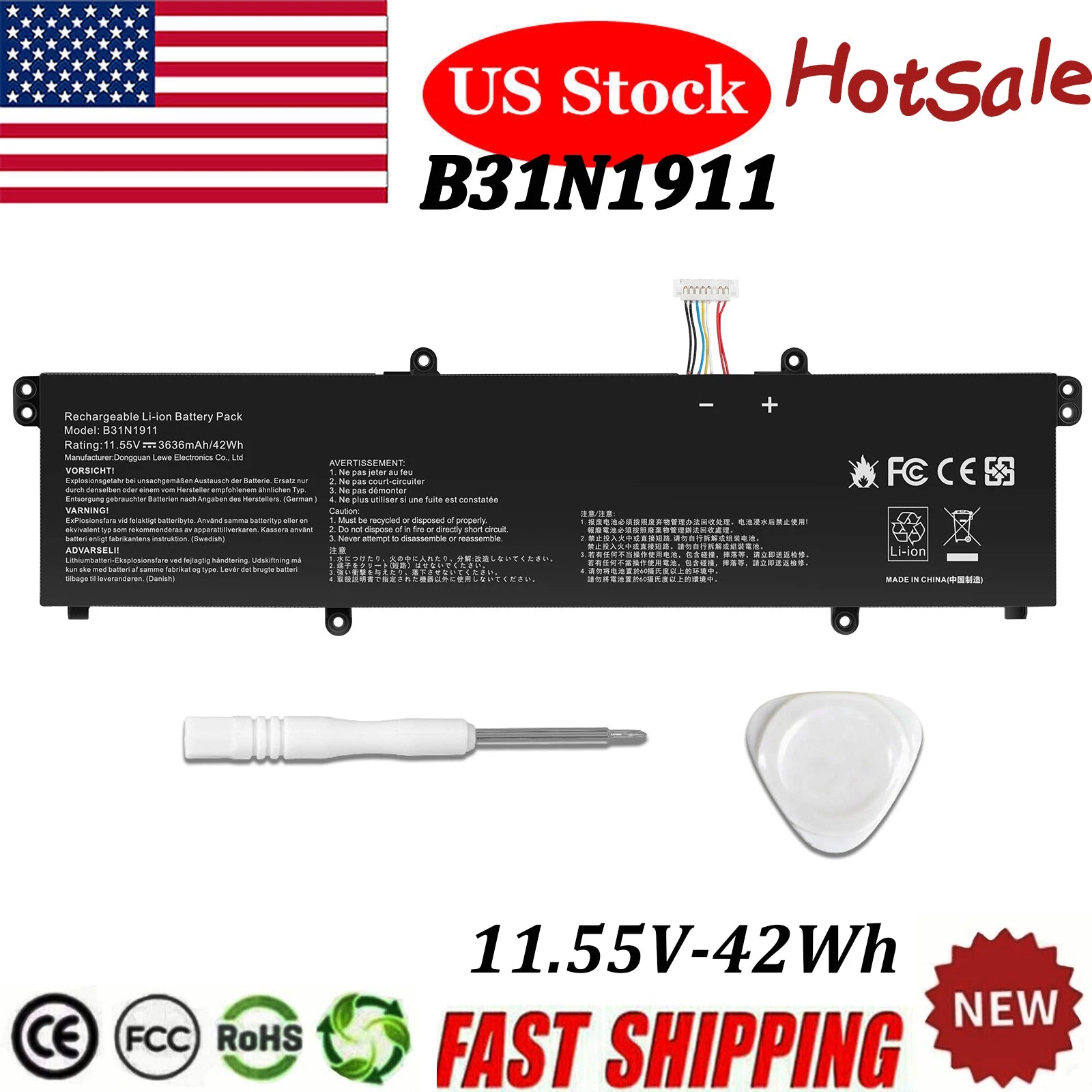 B31N1911 C31N1911 Battery for Asus VivoBook Flip 14 F413JA K413EA S433EA TP420IA