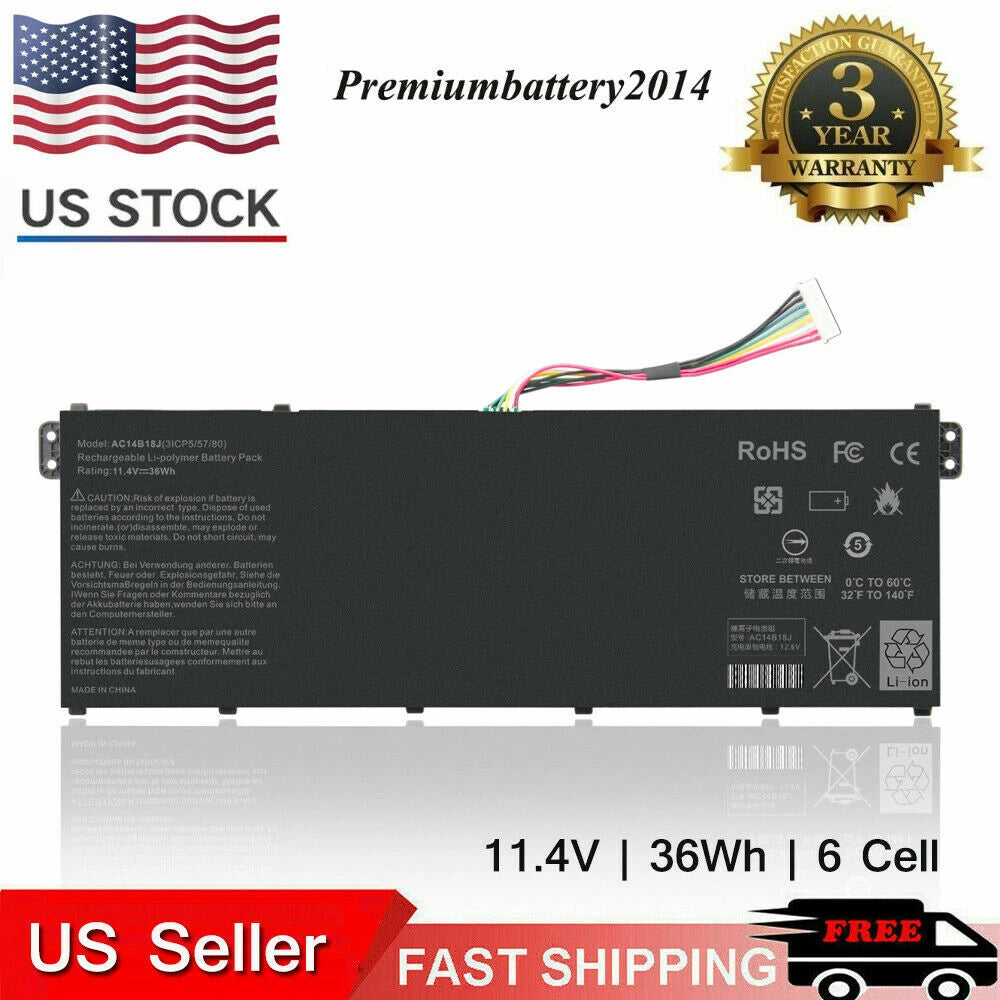 Laptop Battery For Acer Aspire ES1-111 ES1-111M ES1-311 ES1-511 ES1-711 ES1-711G