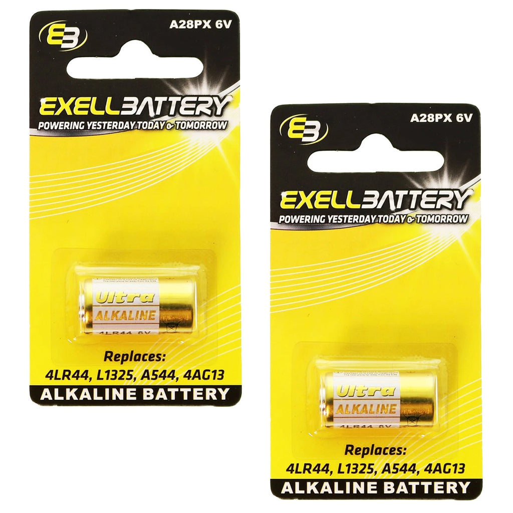 2x Alkaline 6V Battery Compatible With PX28A A544 4LR44 K28A V34PX