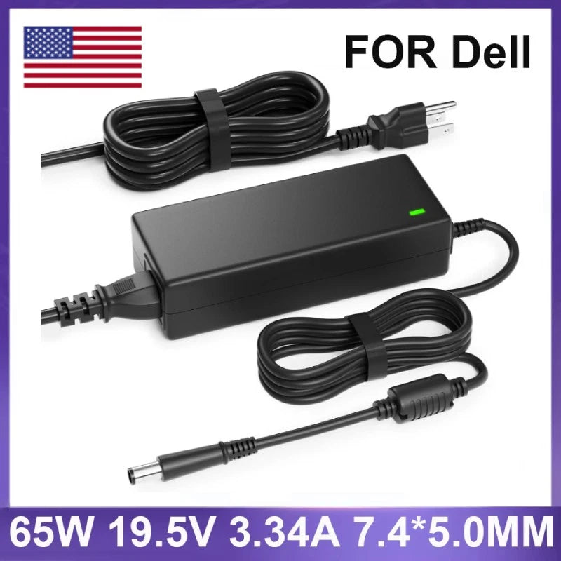 For Dell 65W AC Power Adapter LA65NS2-01 09RN2C 098R6C HA65NS5-00 DA65NM111-00