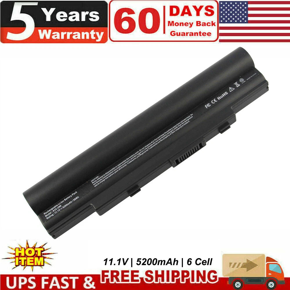 Battery for Asus U20 U50 U80 U81 U89V A31-U20 A31-U80 A32-U20 A32-U50 A32-U80