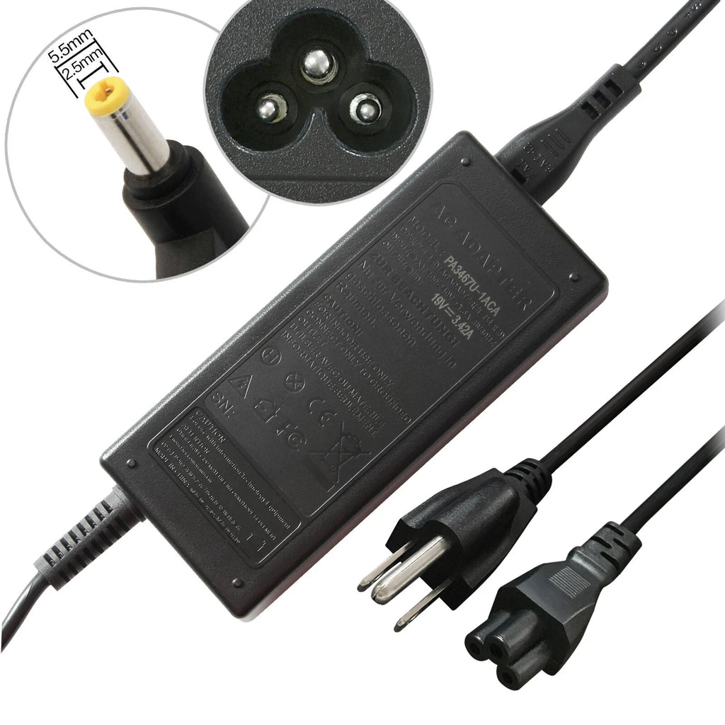 AC Adapter For HP 27F 2XN62AA#ABA IPS LED Monitor 65W Power Supply Cord Charger