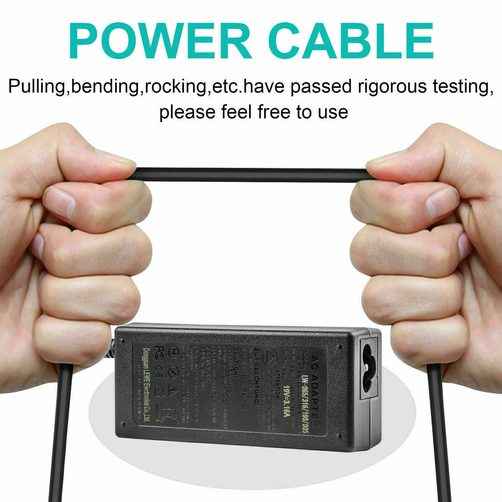 19V Power Cord TV Charger for Samsung 32" Class UN32J400 UN32J5003AF J5003 J5205