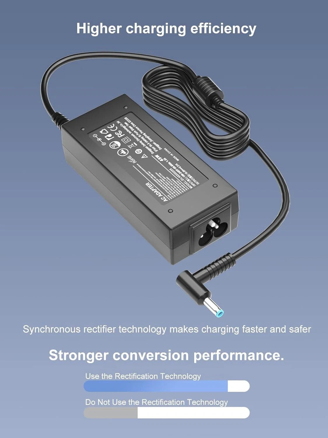 For HP 15 Laptop Charger 15-cs 15-cp 15-da 15-db 15-dy Power Supply Cord 65W