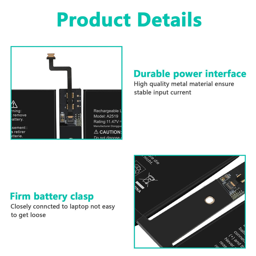 A2519 Battery Replacement A2442 for MacBook Pro 14 inch(2021)EMC 3650 8102