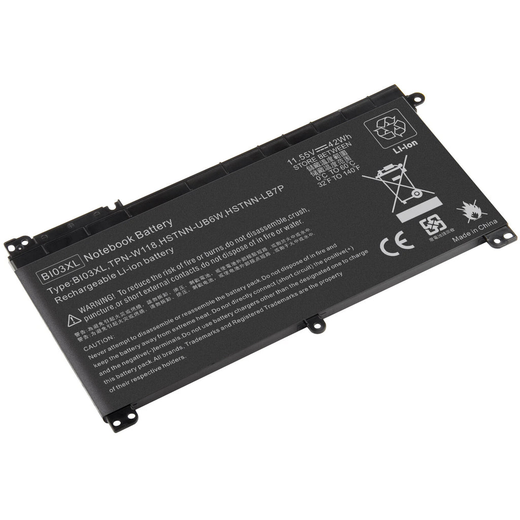 11.55V Battery For HP 843537-541 844203-850 B103XL BI03XL HSTNN-UB6W TPN-W118