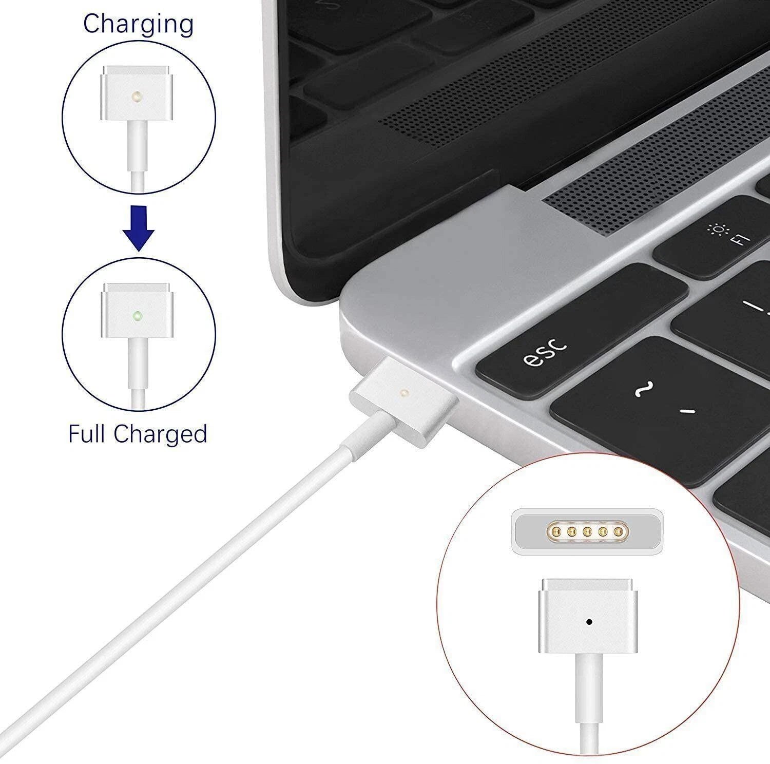 85W T-Tip Mag 2 Adapter Charger For APPLE MACBOOK PRO RETINA 15" Mid2012-Mid2015