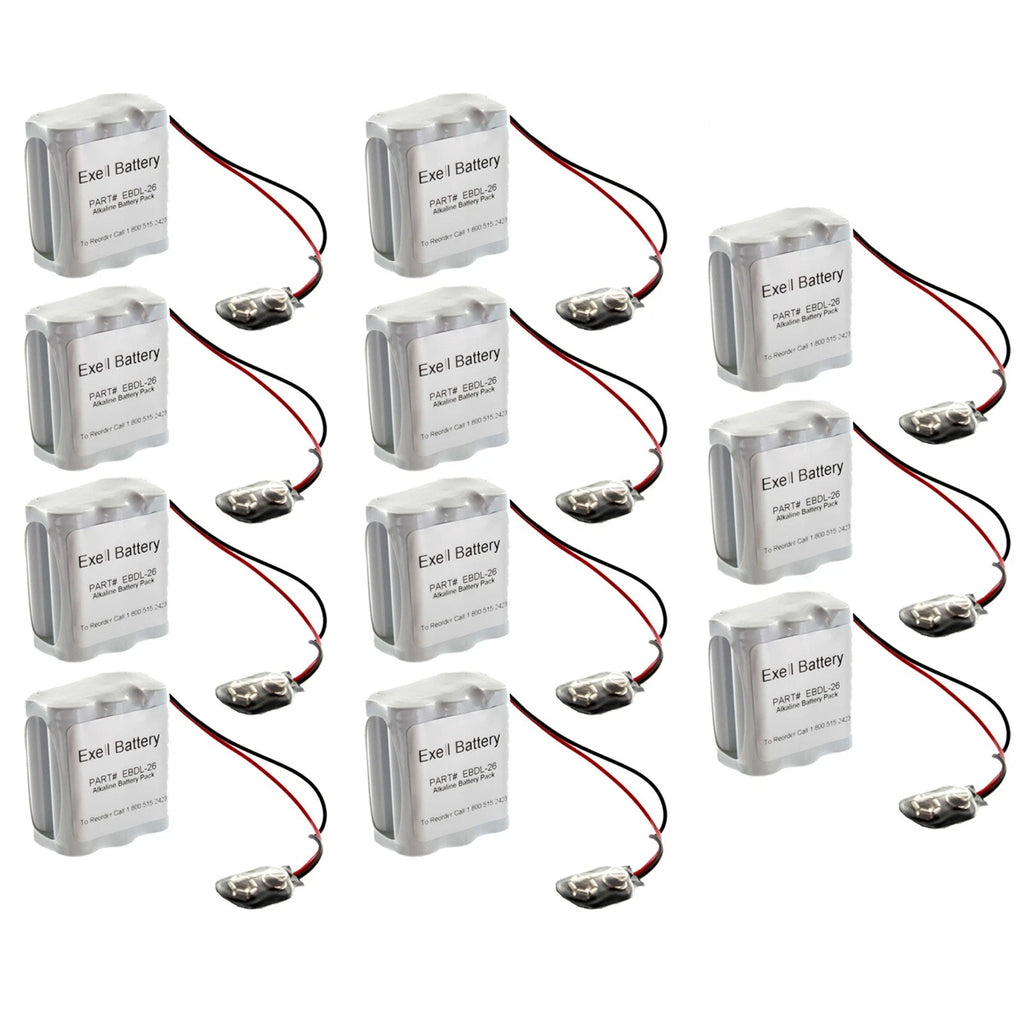 11pc Door Lock 9V 6-Cell Battery Pack Fits Vingcard 12 HTL-26