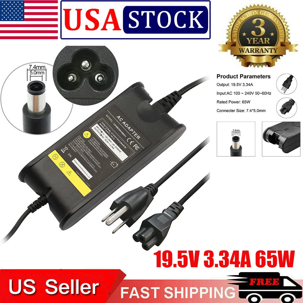 AC Adapter Charger for Dell Latitude 3190 7470 5580 7280 E5570 E7450 E6410 E7470