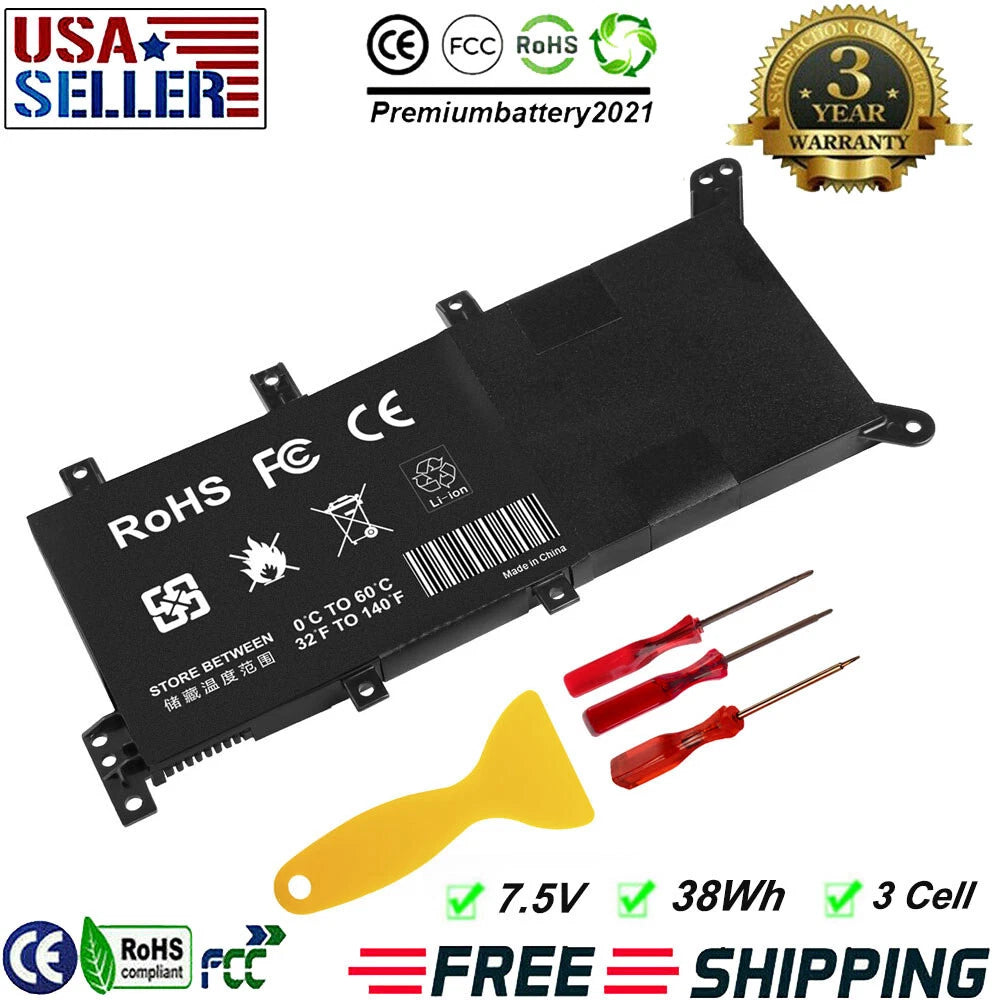 6 Cell Laptop Battery for Asus X555 X555LA X555LD F555 X555LN X555L A555 X556