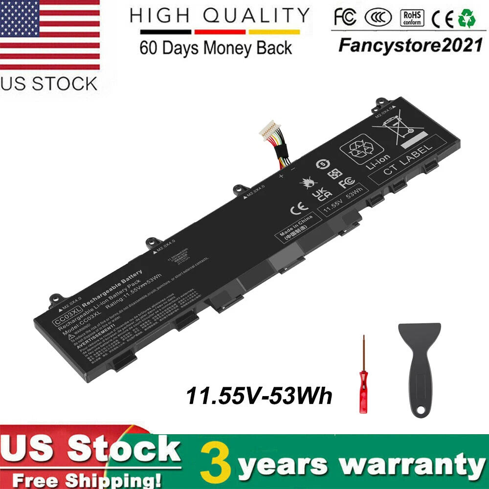 Battery for HP ZBook Firefly 14 G7/G8 EliteBook 830 835 840 845 G7/G8 CC03XL