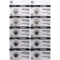 BR1225 Energizer Battery (10 Pack), Lithium Coin Cell, 3V CR1225