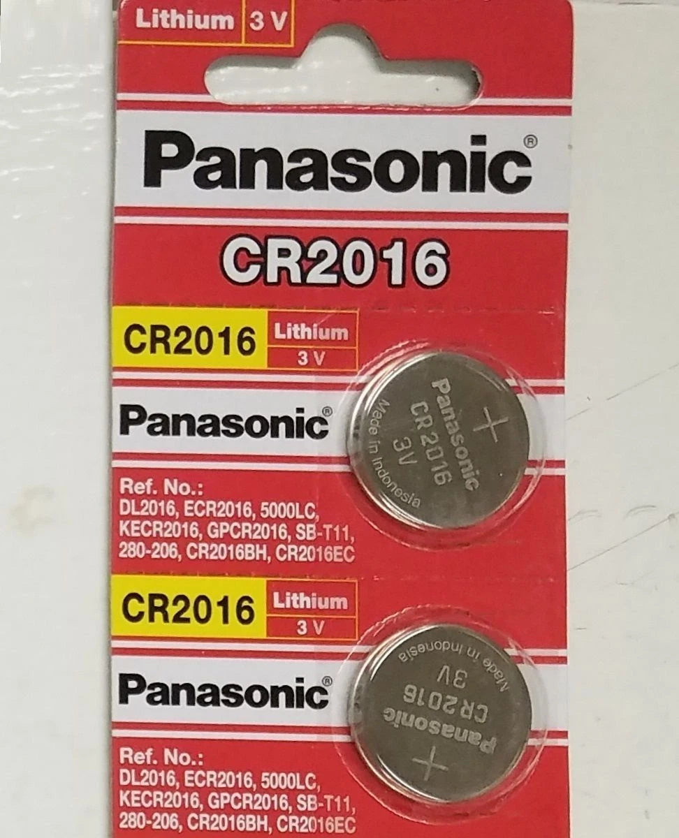 25 x PANASONIC CR 2016 CR2016 ECR2016 LITHIUM COIN CELL Button Battery Exp 2025