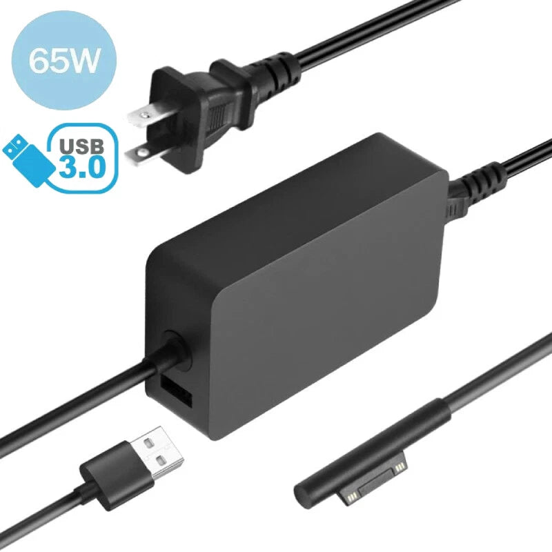 65W 44w Surface Laptop Pro Studio AC Adapter Charger For Surface Pro 9 8 7 6 5 4