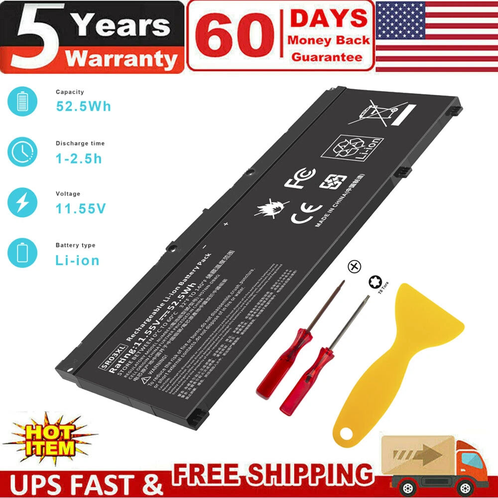 SR03XL Laptop Battery for HP Pavilion 15-CX 15-cx0020nr L08855-855 HSTNN-IB8L