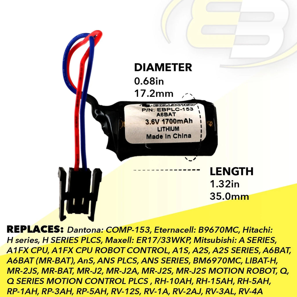 2 Computer Backup Batteries For Maxell Hitachi Mitsubishi Eternacell