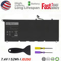 JD25G Battery For Dell XPS 13 9350 D1508 9343 5K9CP DIN02 JHXPY53 90V7W 52Wh