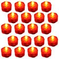 50 Pack Orange Submersible Waterproof Underwater Battery LED Tea Light Wedding