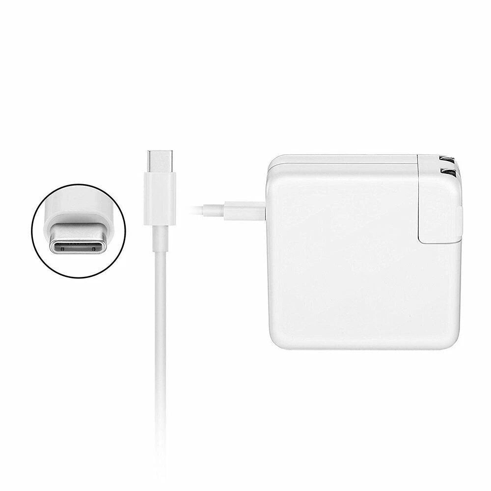 61W USB C Type C Power Adapter Charger for Macbook pro 13" Inch More USB C Port