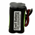 4.8V 2200mAh NiMH Battery Pack with Tabs for FRS Radios, Exit Lights, Tools