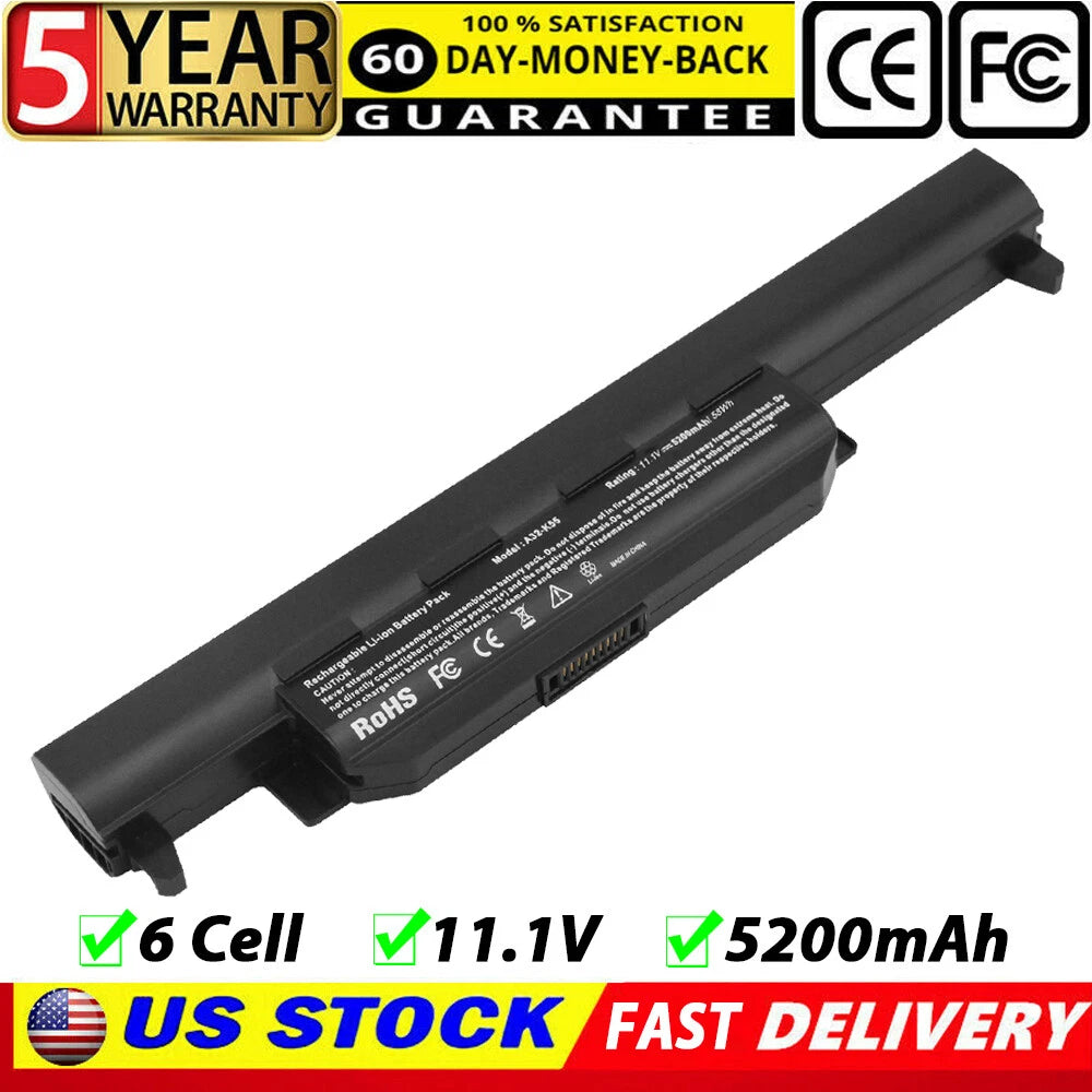 A32-K55 58Wh Battery for Asus A45 A45D A75 K55 K75 X45 X45A X55A A33-K55 A42-K55