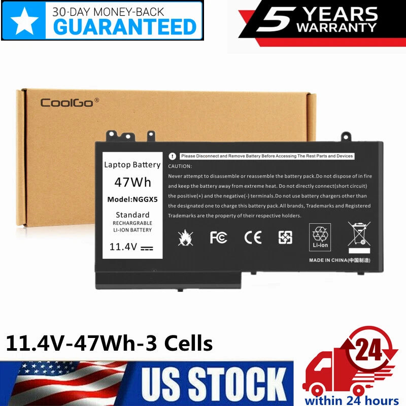 ?NGGX5 Battery For Dell Latitude E5270 E5470 E5570 Precision M3510 JY8D6 954DF