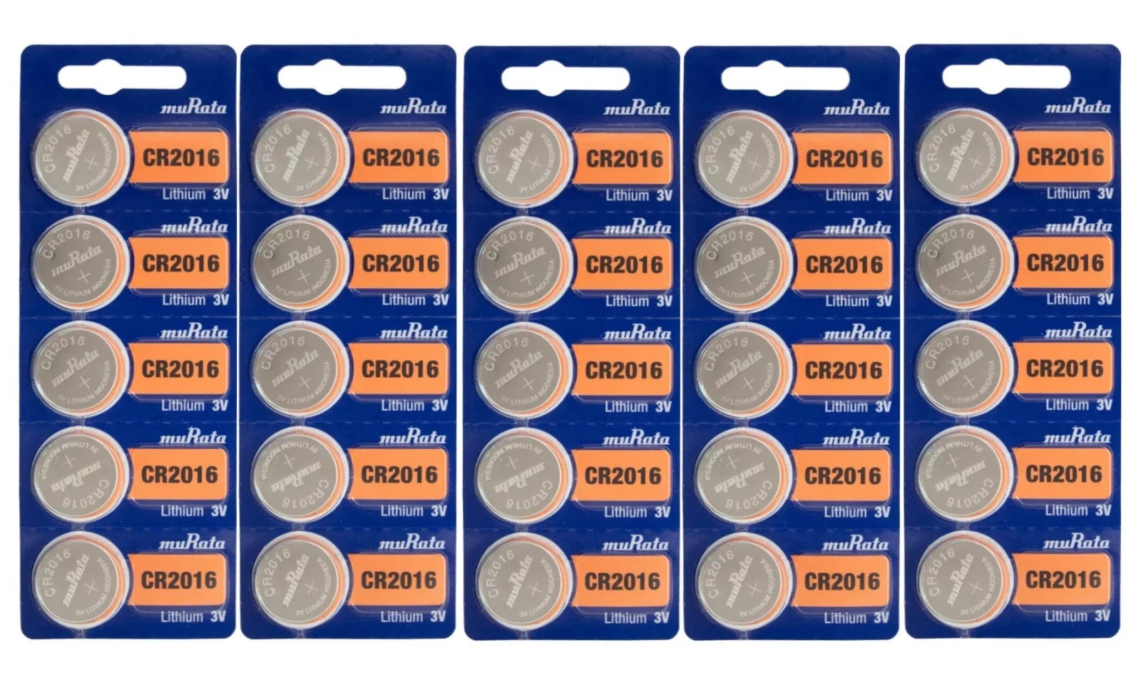 25 Fresh Stock Sony Murata 2016 CR2016 Lithium 3v Coin Cell Batteries Exp 2033