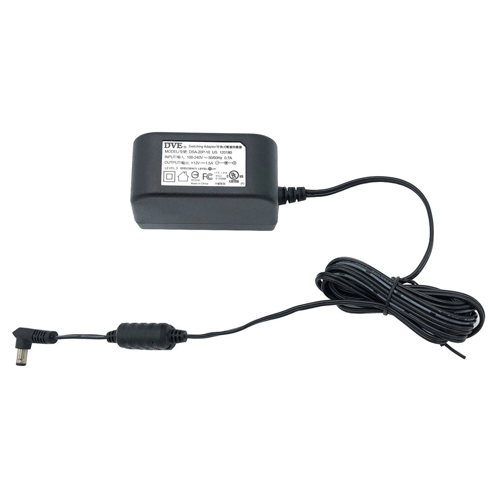 NEW Genuine DVE Nethear DSA-20P-10 AC/DC Wall Switching Adapter 12V 1.5A 18W OEM