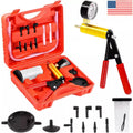 Hand Held Vacuum Pressure Pump Tester Set Brake Fluid Bleeder Bleeding Kit Box
