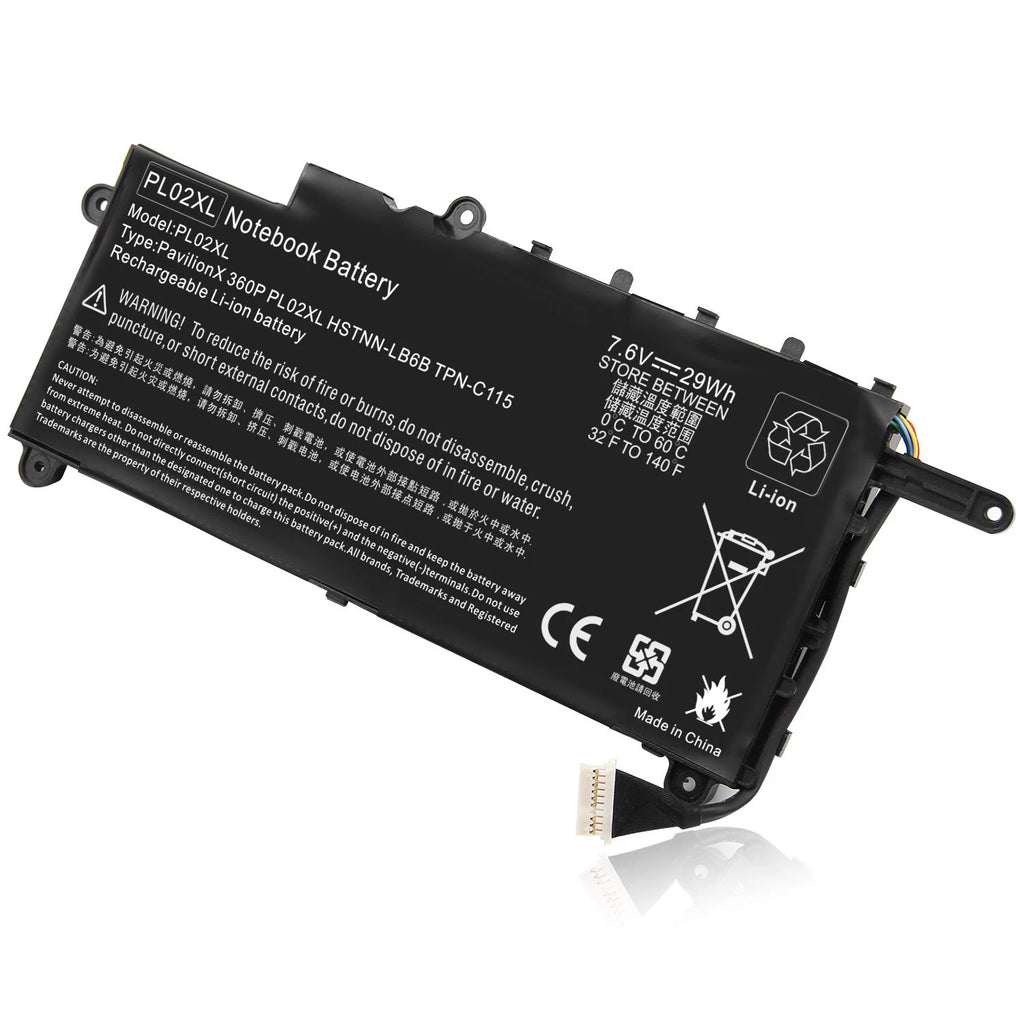 Battery PL02XL for HP Pavilion 11 X360 11-N010DX 11-N030TU 11-n000snx 11-n010dx