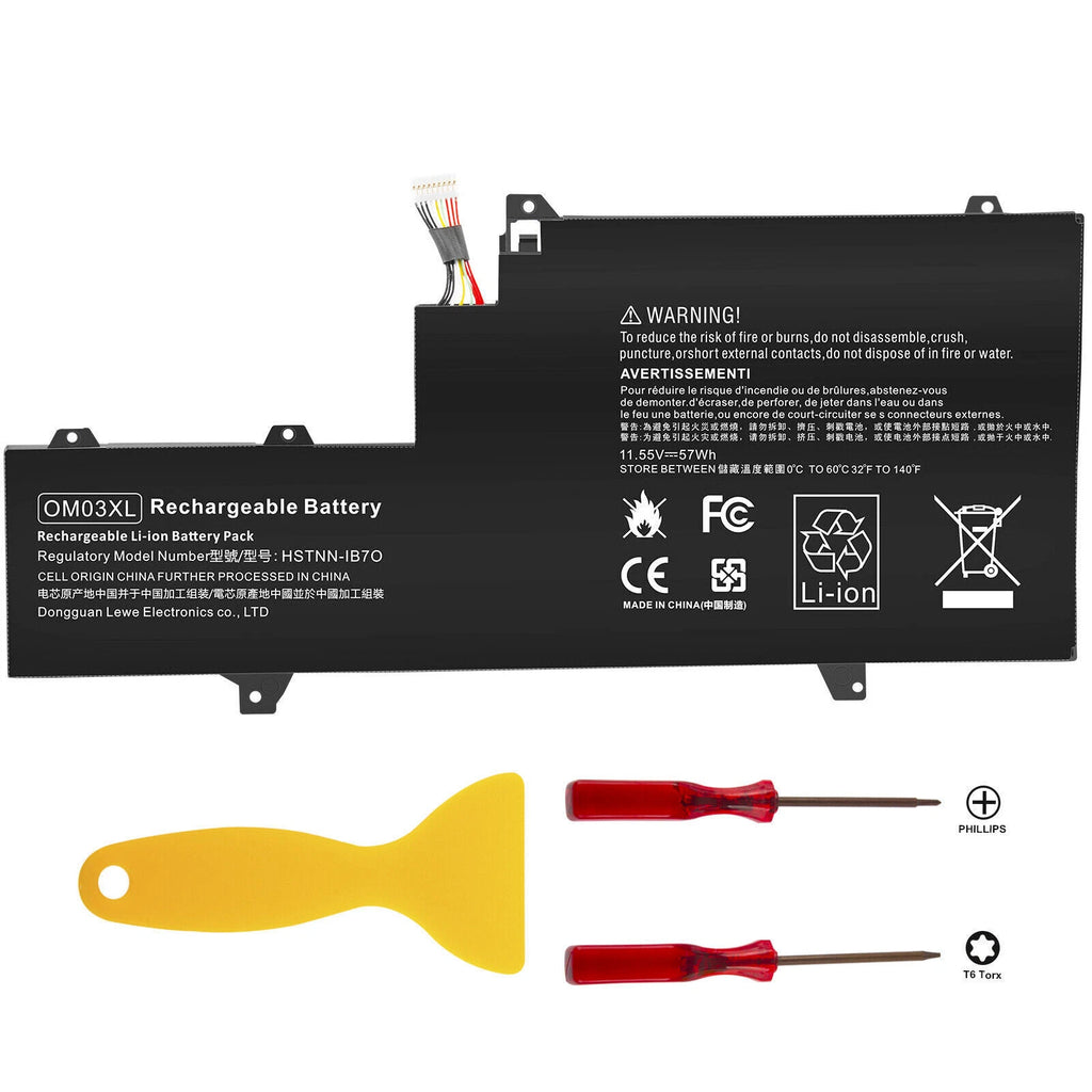 OM03XL Battery For HP EliteBook X360 1030 G2 HSTNN-IB70 863167-1B1 863167-171