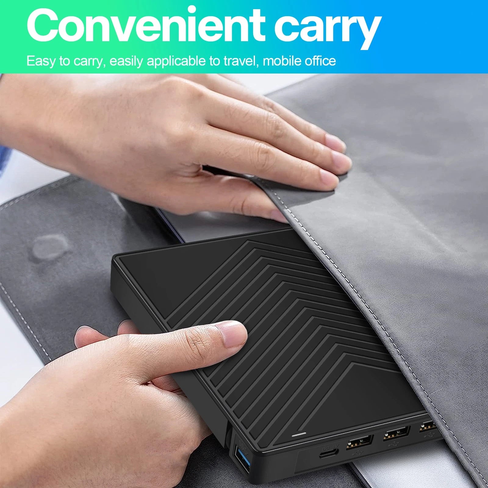 External CD DVD Drive, USB 3.0 Player Burner Writer, for PC Laptop Windows 11 10