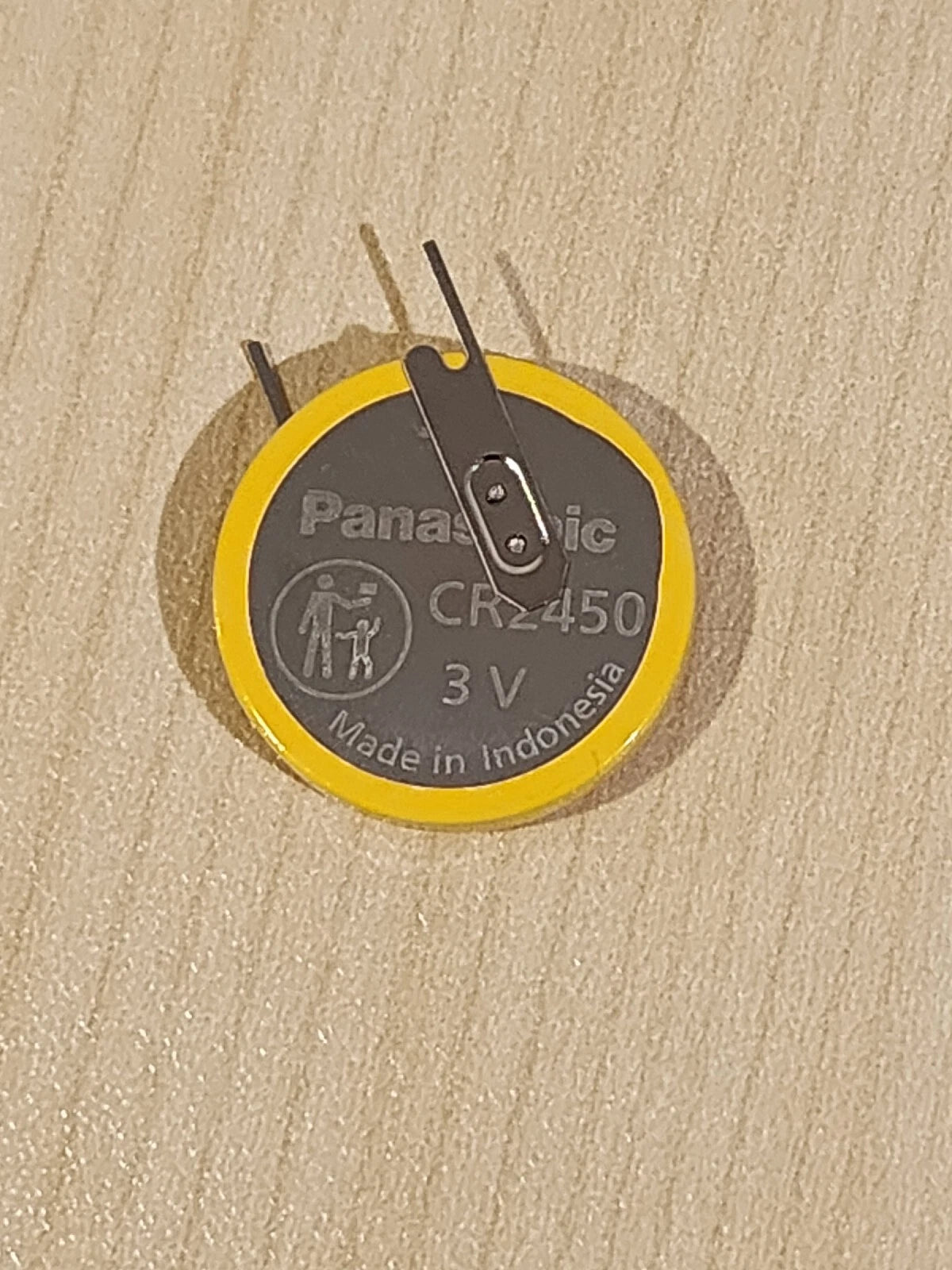 2 NEW Panasonic CR2450 3v lithium battery with TABS MEMORY BACK UP CMOS EXP 2032